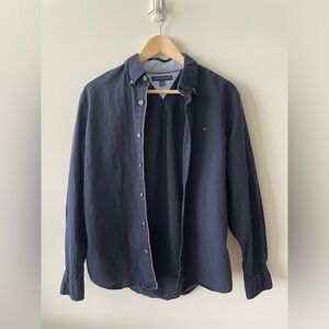 Tommy Hilfiger Navy Dress Shirt